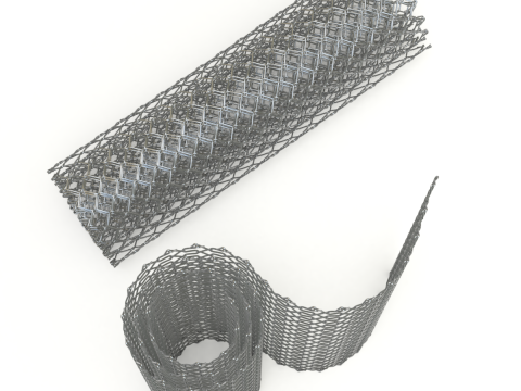 Adaptable Chain Link Fence 3D Model