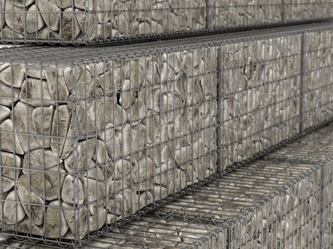 Gabion Basket 3D Model