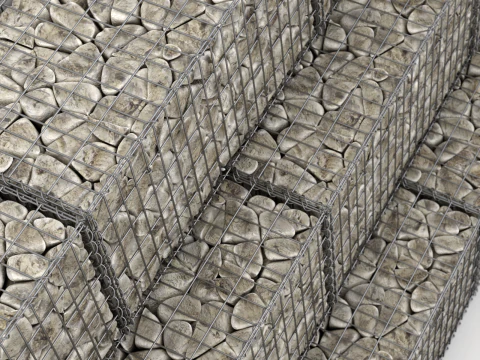 Gabion Basket 3D Model