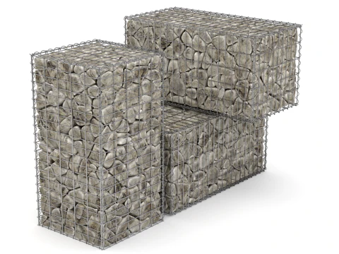 Gabion Basket 3D Model