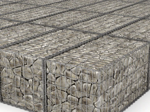 Gabion Basket 3D Model