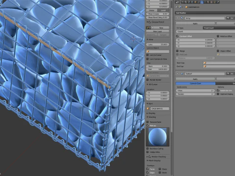 Gabion Basket 3D Model