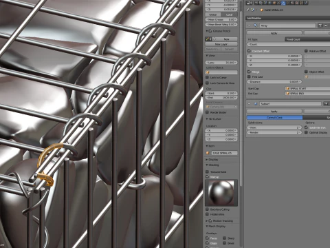 Gabion Basket 3D Model