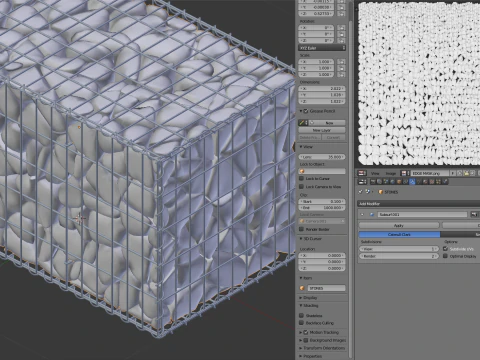 Gabion Basket 3D Model