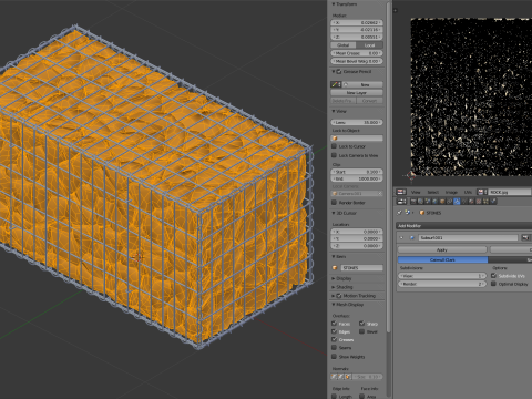 Gabion Basket 3D-Modell