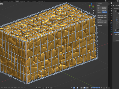 Gabion Basket 3D-Modell