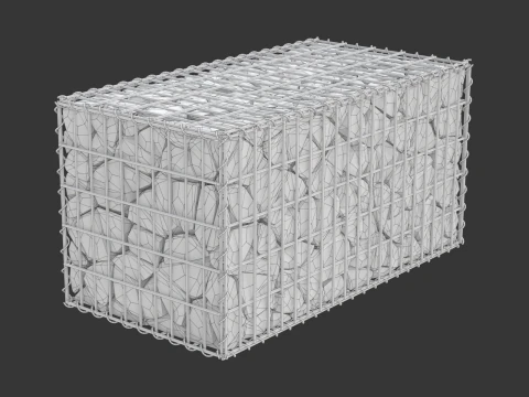 Gabion Basket 3D Model
