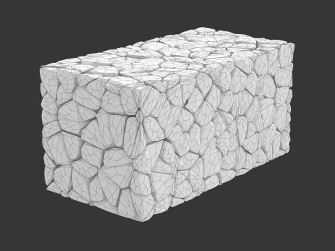 Gabion Basket 3D Model