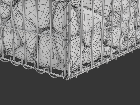 Gabion Basket 3D-Modell