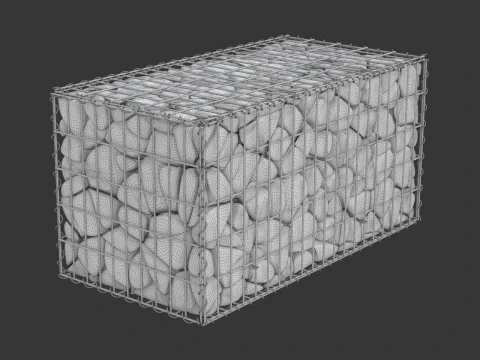 Gabion Basket 3D Model