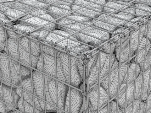 Gabion Basket 3D Model