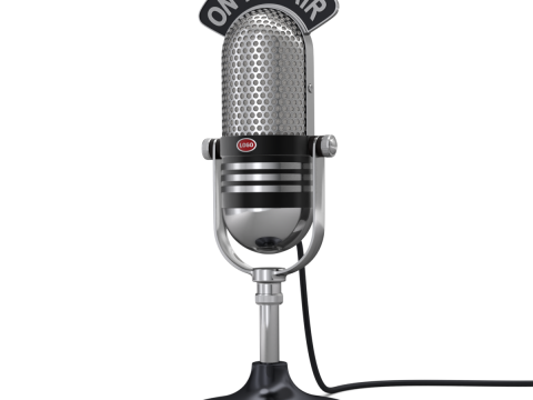 Studio Microphone 3D-Modell