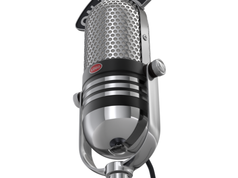 Studio Microphone 3D Model