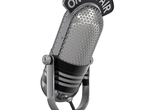 Studio Microphone 3D Model