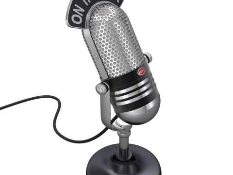 Studio Microphone 3D Model