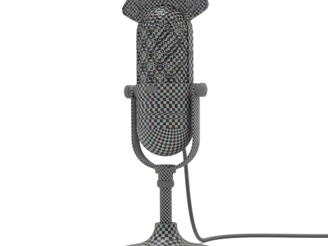 स्टूडियो माइक्रोफोन 3D मॉडल