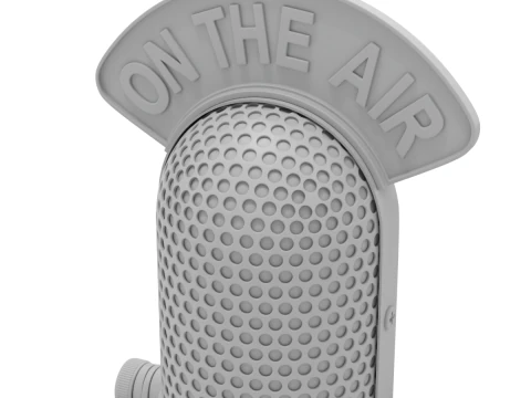 स्टूडियो माइक्रोफोन 3D मॉडल