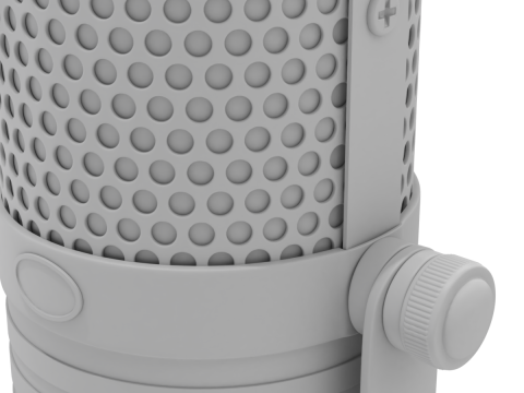Studio Microphone 3D Model