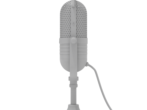 Studio Microphone 3D Model