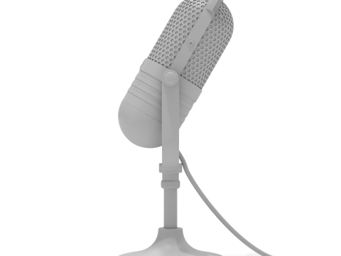 Studio Microphone 3D Model