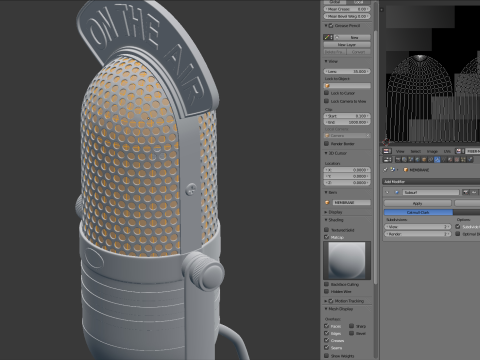 Studio Microphone 3D Model