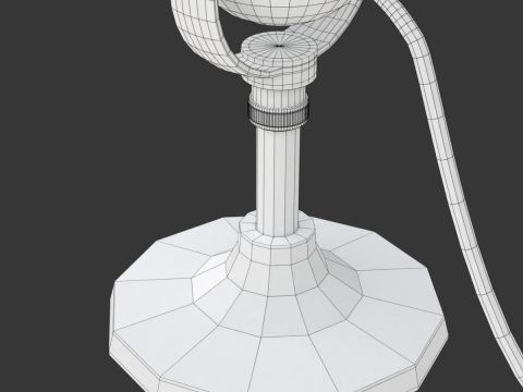 Studio Microphone 3D Model