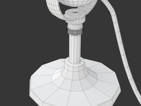 स्टूडियो माइक्रोफोन 3D मॉडल