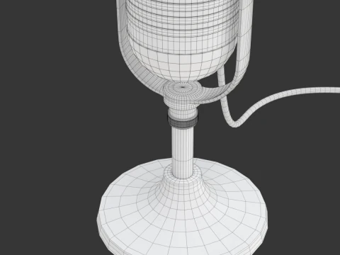 स्टूडियो माइक्रोफोन 3D मॉडल