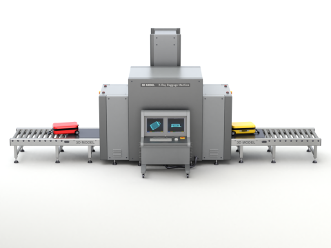 Airport Security Checkpoint 3D Модель