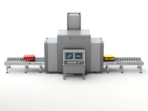 Airport Security Checkpoint 3D Model