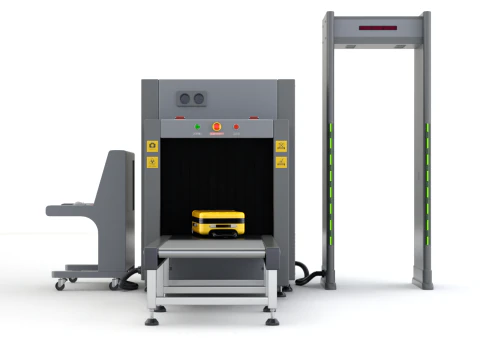 Airport Security Checkpoint 3D Model