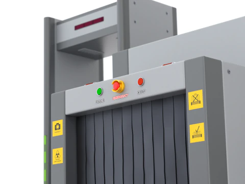 Airport Security Checkpoint 3D Model