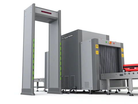 Airport Security Checkpoint 3D Model