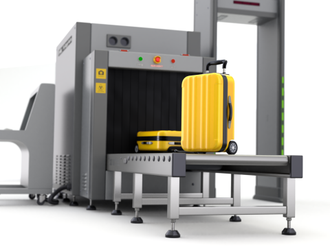 Airport Security Checkpoint 3D Модель