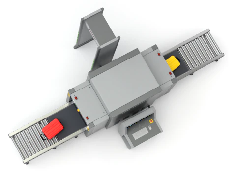 Airport Security Checkpoint 3D Model