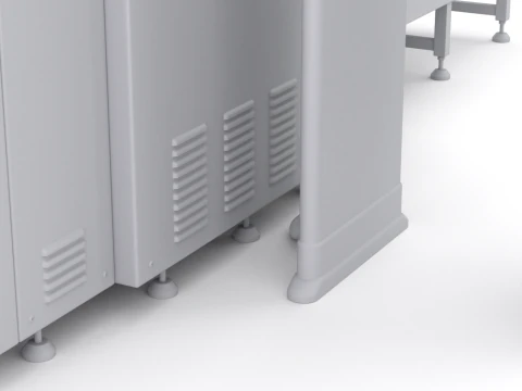 Airport Security Checkpoint 3D Model