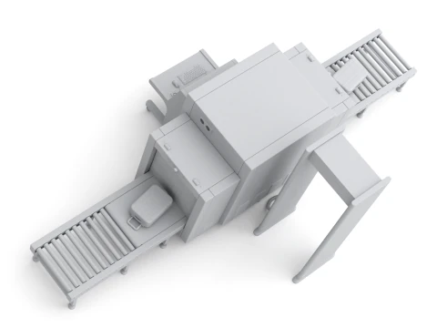 Airport Security Checkpoint 3D Model
