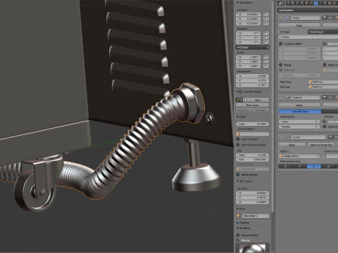 Airport Security Checkpoint 3D Model