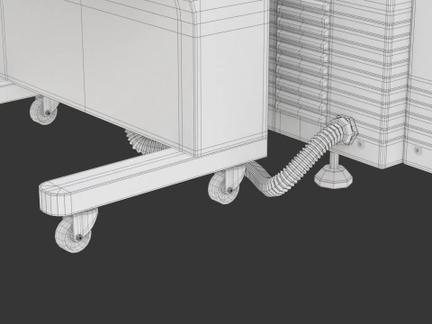 Airport Security Checkpoint 3D Model