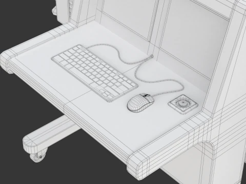 Airport Security Checkpoint 3D Model