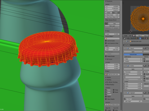 Beer Cardboard Pack Modelo 3D