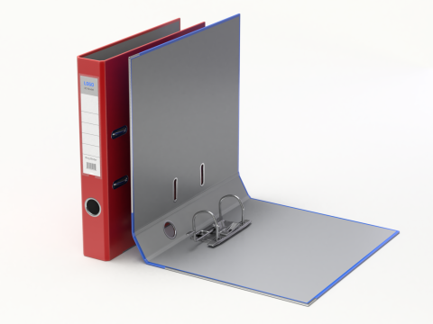 Rigged Ring Binder 3D मॉडल