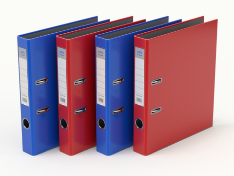 Rigged Ring Binder 3D मॉडल
