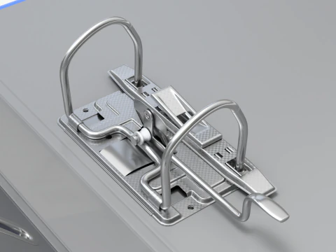 Pasta de argolas manipulada Modelo 3D