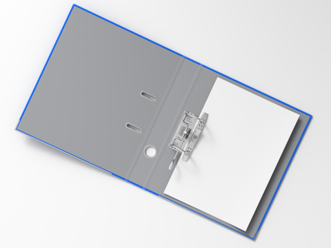 Rigged Ring Binder 3D मॉडल