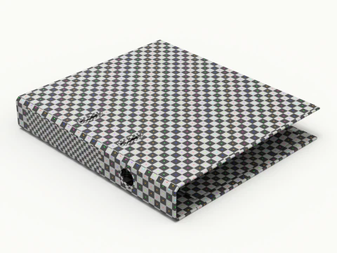 Pasta de argolas manipulada Modelo 3D