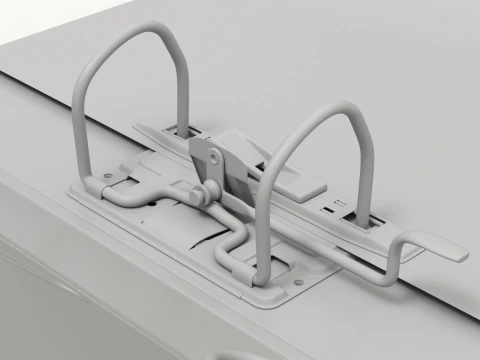 Pasta de argolas manipulada Modelo 3D