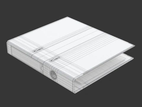 Pasta de argolas manipulada Modelo 3D