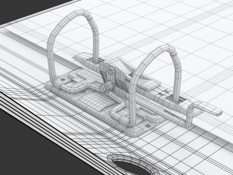 Rigged Ring Binder 3D मॉडल