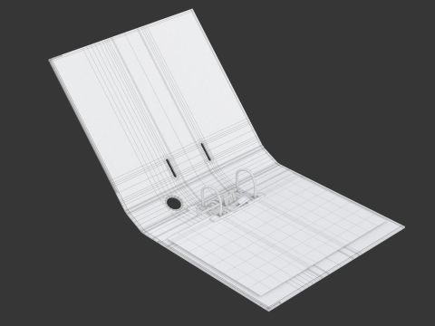 Rigged Ring Binder 3D मॉडल